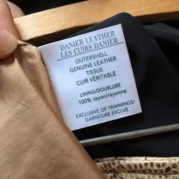 Embossed Python Leather Pants - Picture 6 of 6